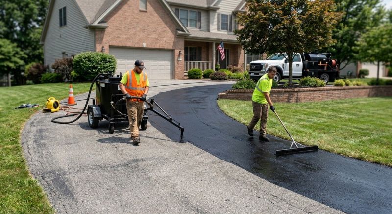 Driveway Slurry Sealing in Greenville, SC